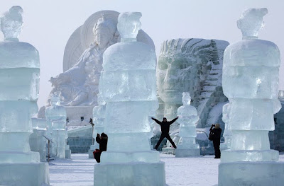 Esculturas incríveis de gelo e neve Esculturas incríveis de gelo e neve