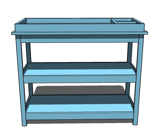 baby changing table diy