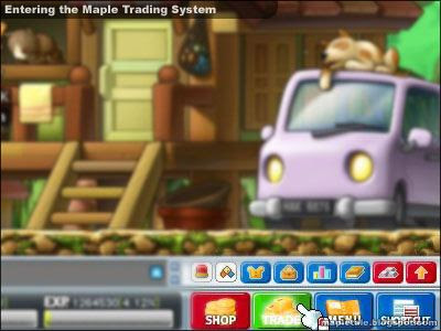 Maplestory cash trading system
