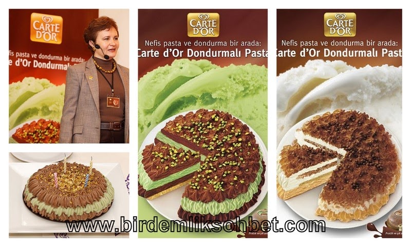 Tarif Al Carte d’Or Dondurmalı Pasta Buluşması