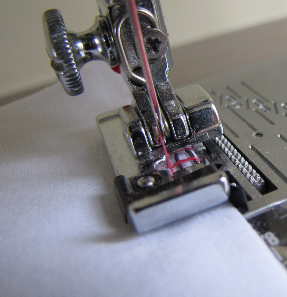 The Haby Goddess Using your Overedge Stitch foot attachment