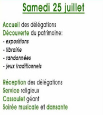 Programme du Samedi