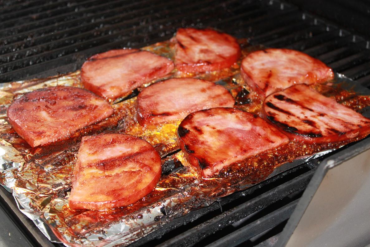 Fresh Peach and Pineapple Grilled Ham Recipe What's Cookin' Italian Style Cuisine