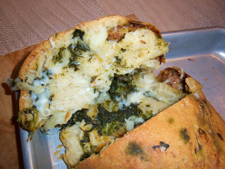 Spinach Sausage and Olive Italian Roll Recipe What's Cookin' Italian