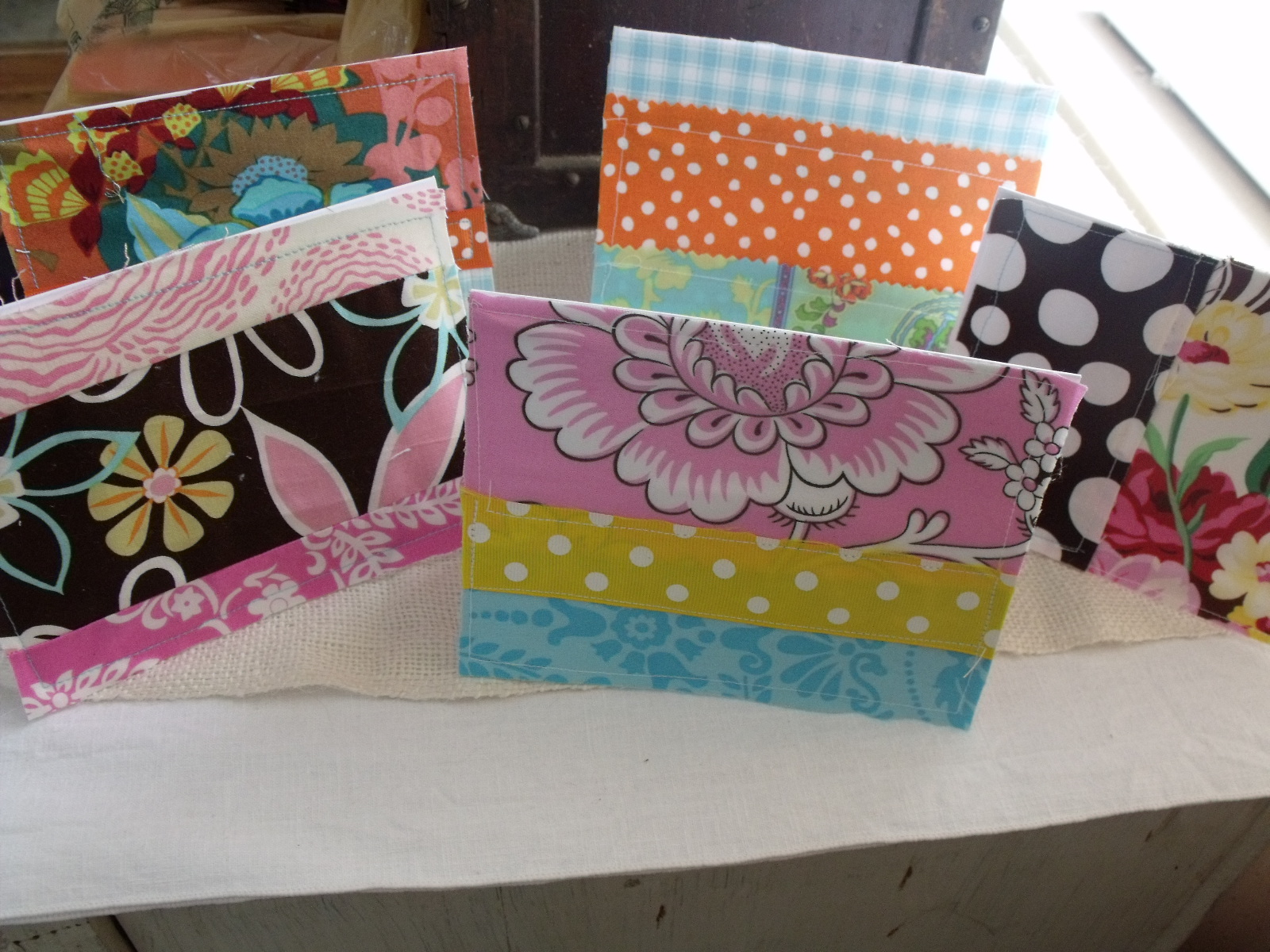Pink Daisys Blog Fabric Note Cards Tutorial