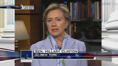 HRC NBC Today Show economic crisis, bailout