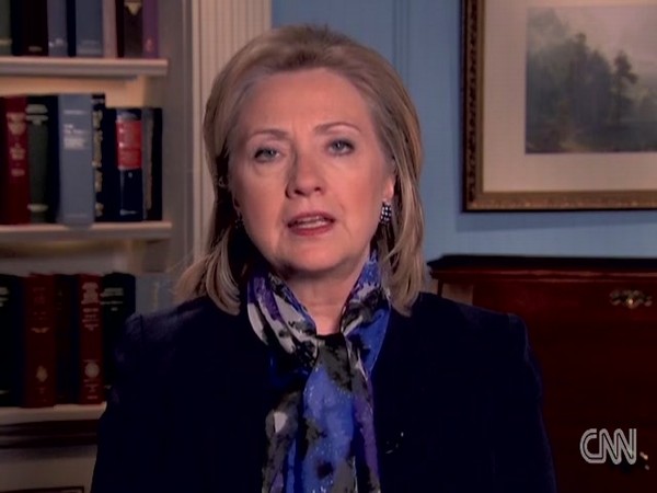 HRC Secretary of State interview Egypt Mubarak CNN News State Department DC