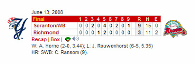 Scranton/Wilkes-Barre, 9-3