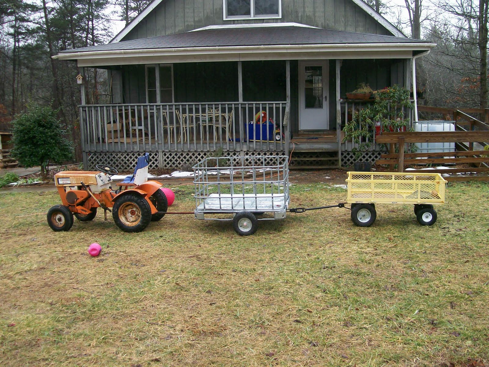 Homesteading on Silver Creek New Trailer for Garden Tractors