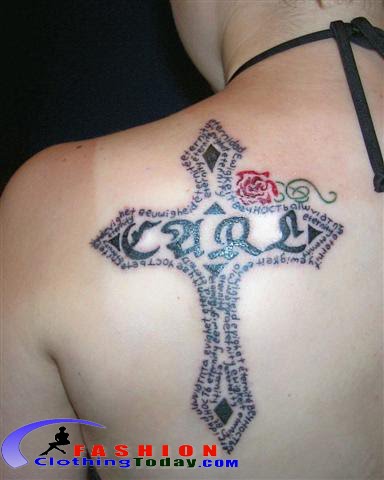  job or your private traits when getting Cross Tattoo Designs for Women.