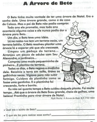 ALFABETIZAÇÃO CEFAPRO - PONTES E LACERDA/MT : Sugestão de Textos para o  Natal