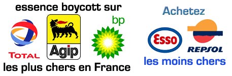 Boycotter les pétroliers les plus chers...