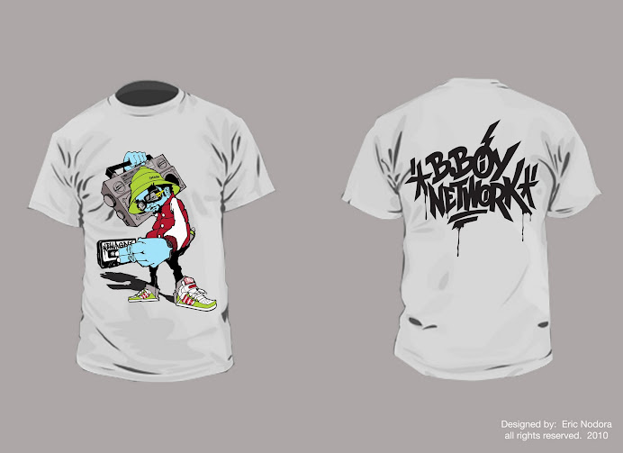 "BBOY NETWORK" tshirt design