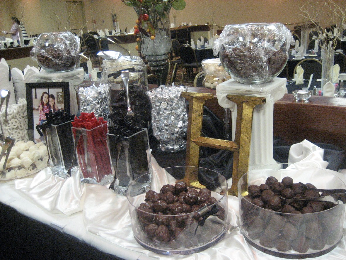chocolate candy buffet