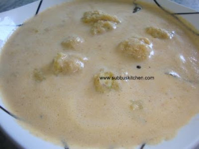 Paruppu Urundai Mor Kuzhambu