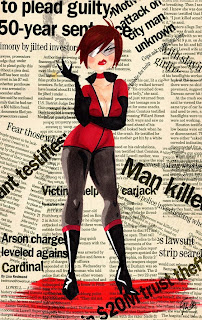 pin up cartoon girl