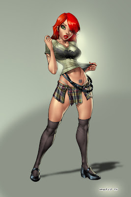pin up tattoo designs on Dominic Marco Pin Up And Cartoon Girls