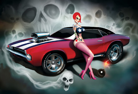 pin up cartoon