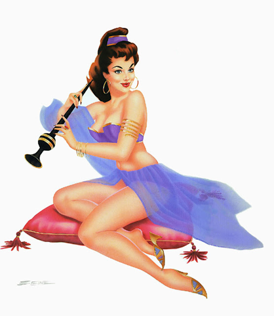 Kent Steine pin up girl