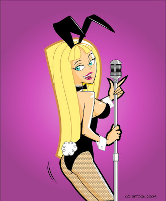 cartoon pin up girl