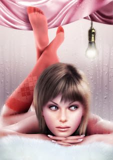 digital illustration girl