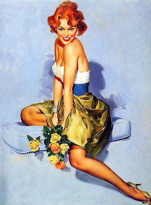 vintage illustration girl