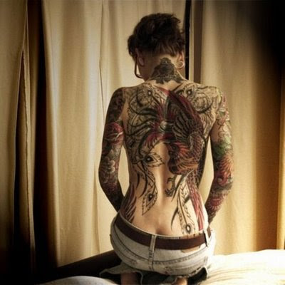 A Crazy Full On Back Tattoo Design Crazy Tattoo Designs comes in the 