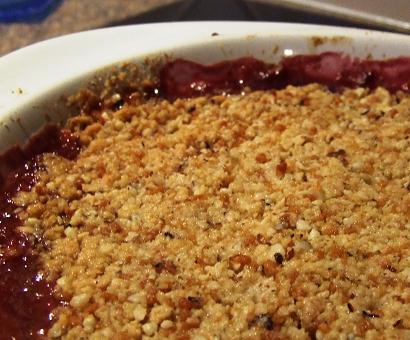 Apple Raspberry Crumble