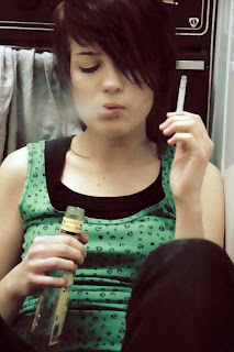 Meninas fumando