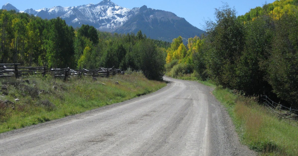 UnPaved Roads Less Traveled Last Dollar Road Near Telluride, Colorado