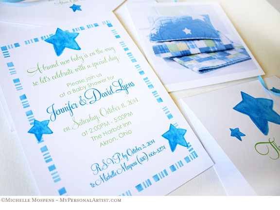 Blue Baby Invitations baby shower invitations Blue Baby Invitations
