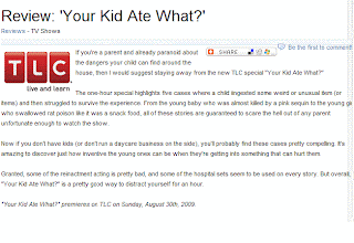Your Kid Ate What? movie