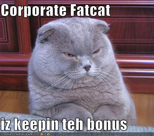 corporate fat cats. hilarious fat people pictures. corporate fat cats.