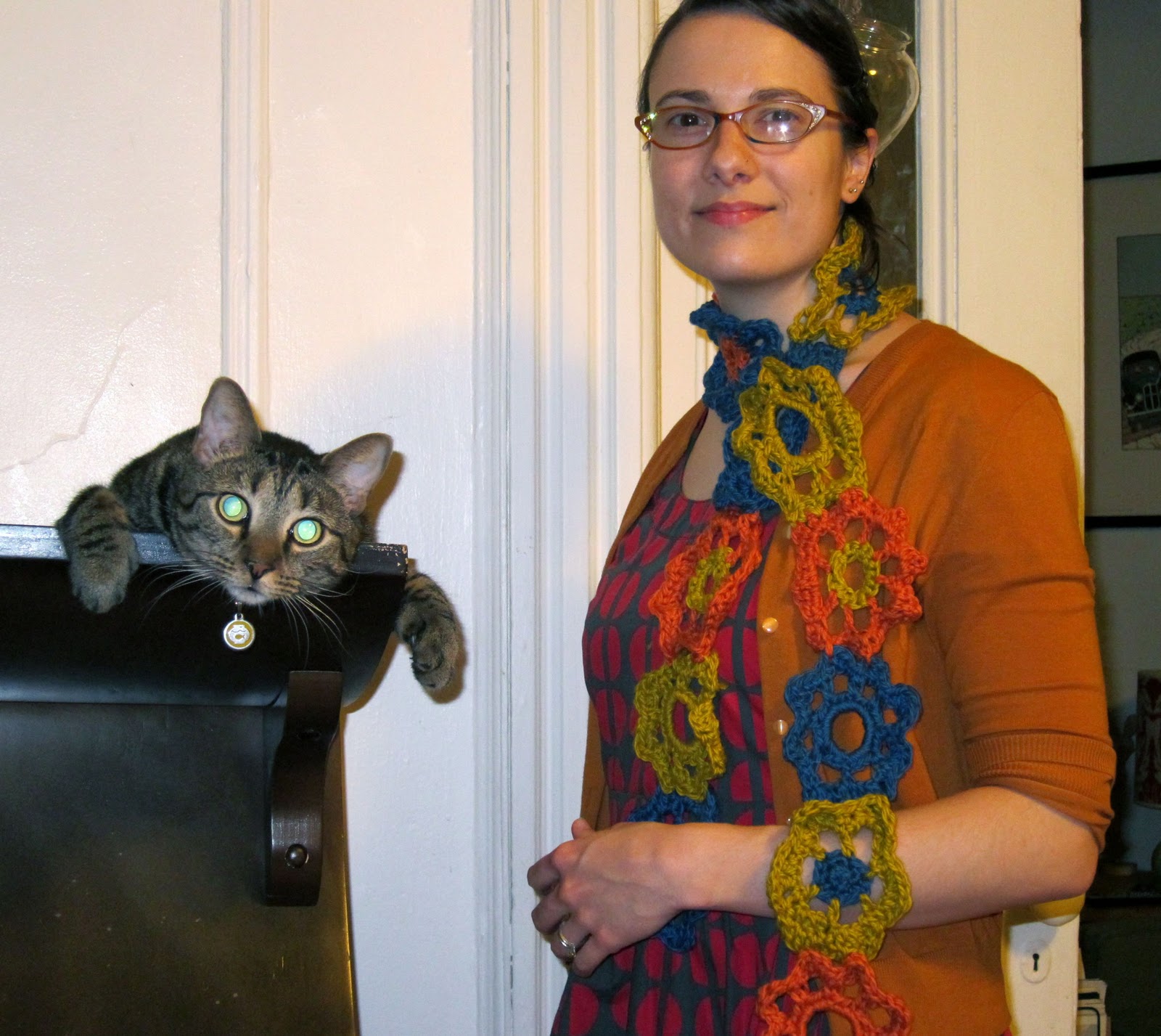 Crochet Galore: Diamond Duo Scarf