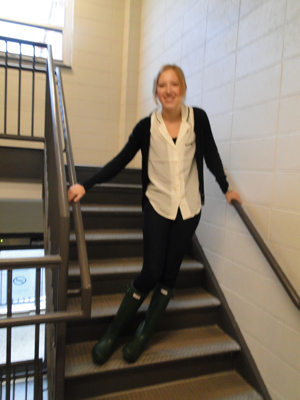 Campus Fashion OOTD Rain Boots!