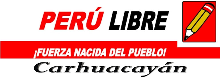 Perú Libre Carhuacayán