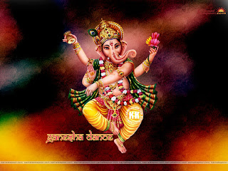 Dancing Ganesha Wallpaper 1