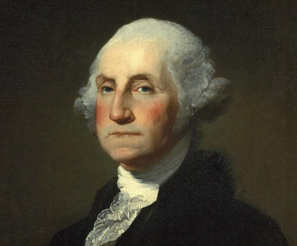 A man named George many george washington dollar bill art. A man named George many
