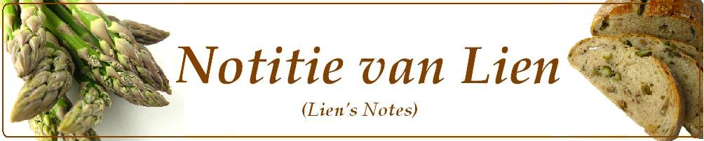 Notitie van Lien
