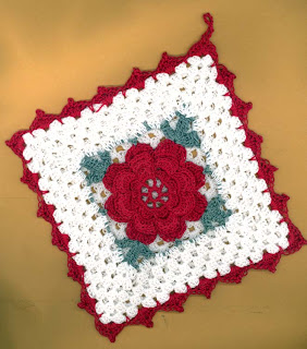 CROCHET ROSE POT HOLDER PATTERN FREE CROCHET PATTERNS
