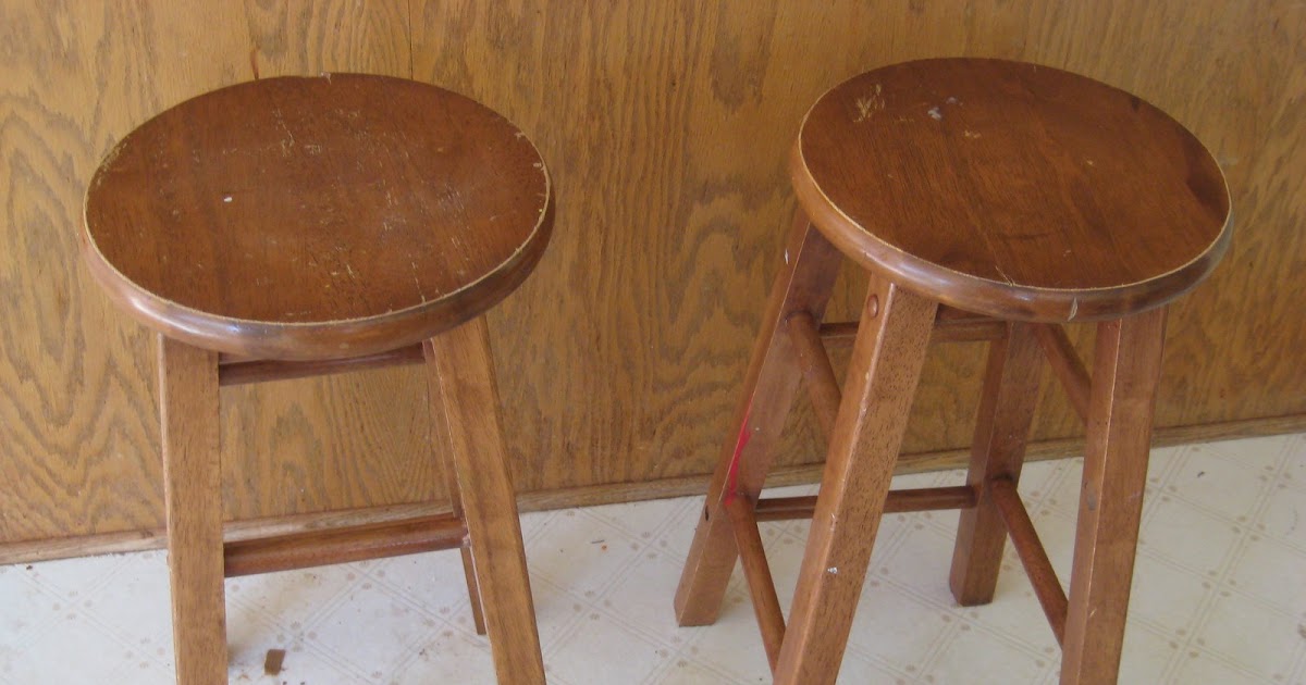 Happy At Home Painting Project Kitchen Stools