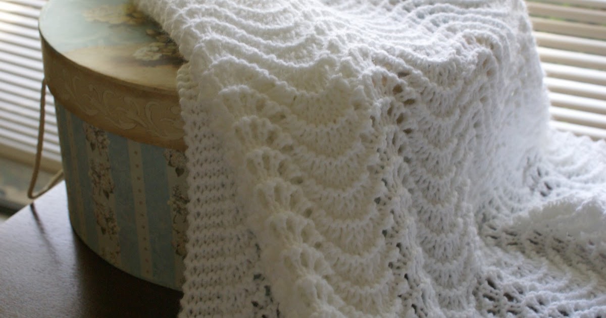 Count It All Joy! Feather and Fan Baby Blanket