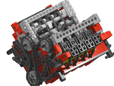lego technic engine v8