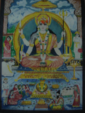 My painting - Santoshi Mata, the Goddess of Power