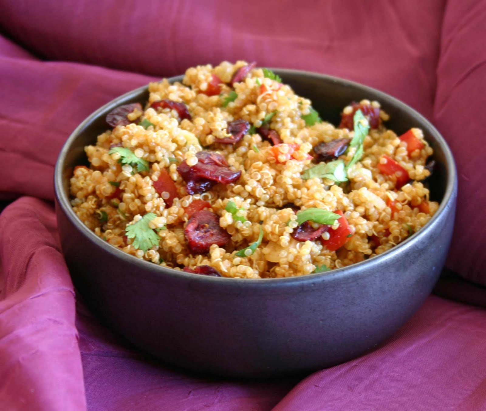 In Corpore Sano lemon cranberry quinoa salad