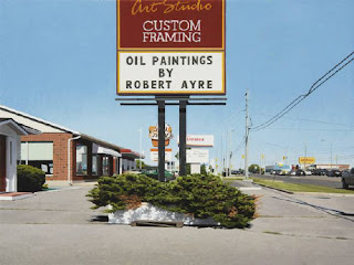 Mike Bayne: Untitled, from the series, God, Shelter, Oil Paintings and Hockey