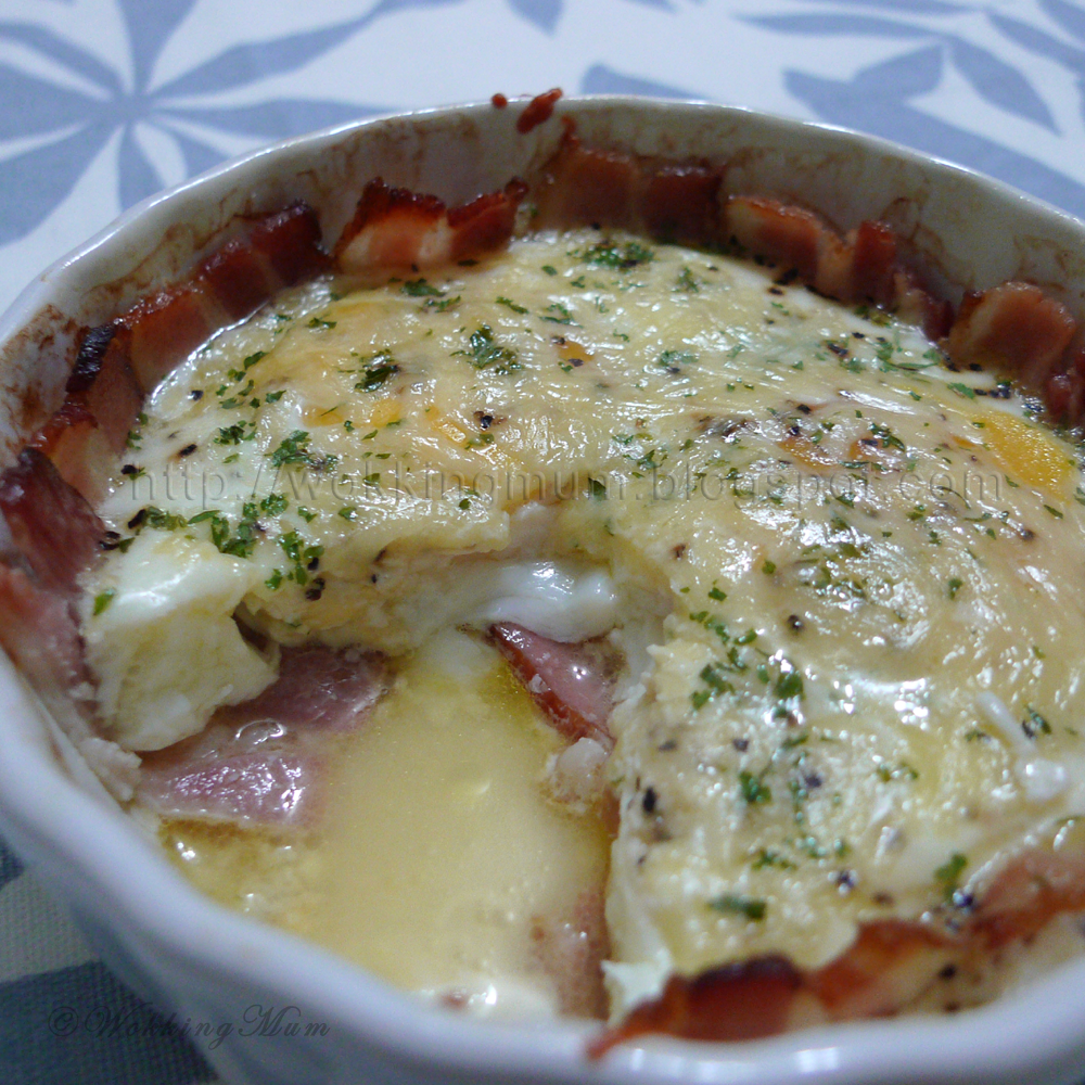Let's get Wokking! Egg, Bacon & Cheese Flan Singapore Food Blog on