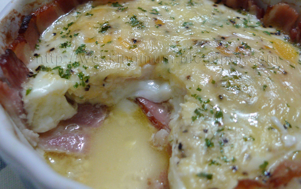 Let's get Wokking! Egg, Bacon & Cheese Flan Singapore Food Blog on