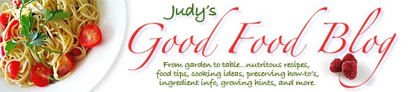 Judy's Good Food Blog