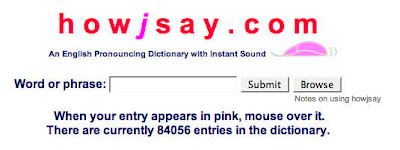 howjsay - English Pronouncing Dictionary with Instant Sound Free Online